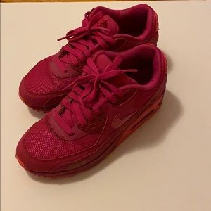 Neon Pink Nike Air Max Sneakers